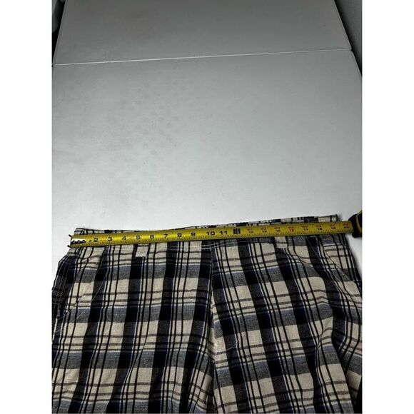 M. Gordon Cargo Shorts Mens Sz 38 Classic Outdoor Utility Cotton Plaid Check 26” - Picture 7 of 11
